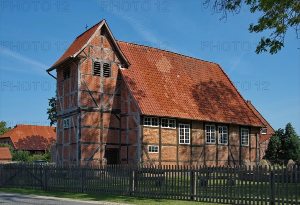 Half-timbered church of Damnatz