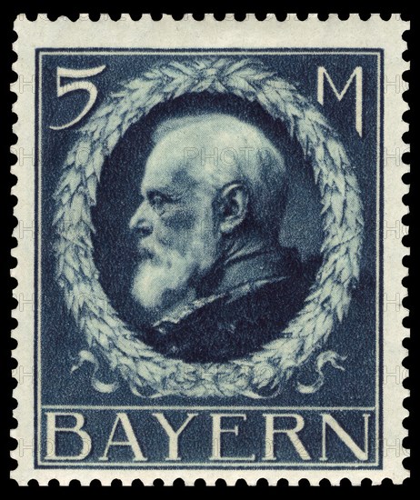 Stamp from the Kingdom of Bavaria