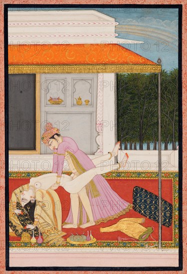 Erotic scene