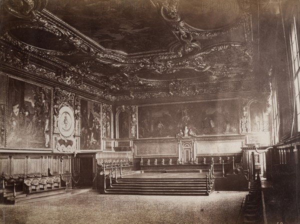 The Senate Hall in the Doge's Palace in Venice