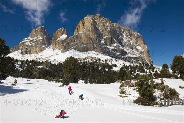 Snow-covered mountains