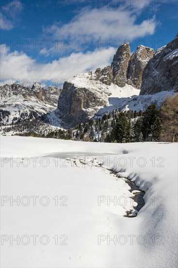 Snow-covered mountains