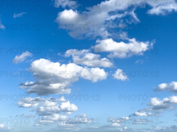 Blue sky with clouds Altocumulus