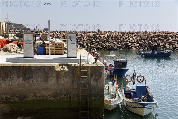 Filling station for boats in the port of Porto Covo