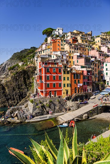 The village of Romaggiore in the Cinque terre