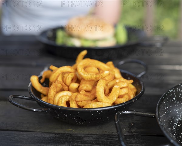 Vegan curly fries