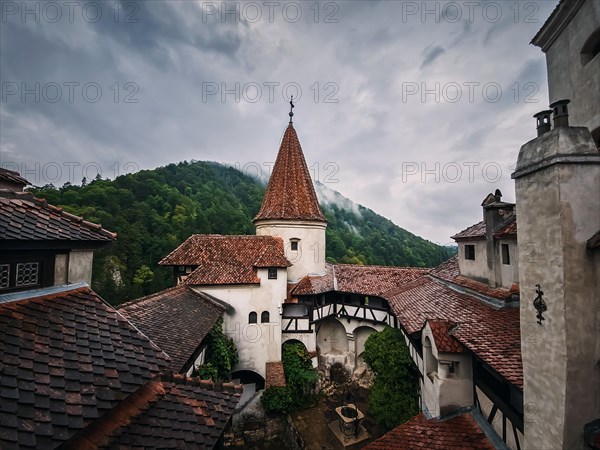 The medieval Bran fortress known as Dracula castle in Transylvania