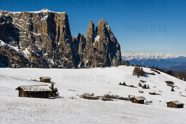 Snow-covered mountains