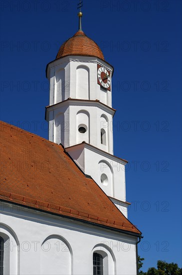 Church tower with clock