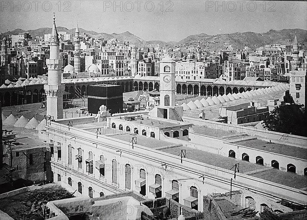 View of Mecca with the Kaaba