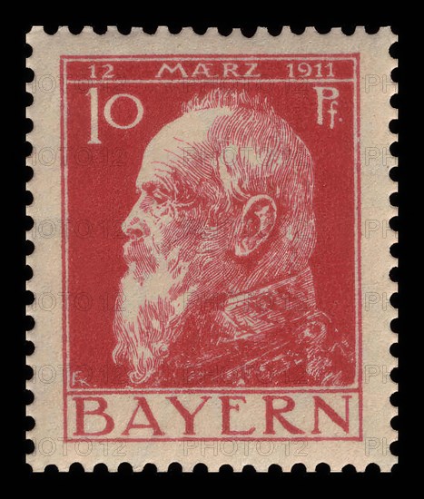 Stamp from the Kingdom of Bavaria