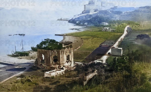 The Temple of Venus and the Castle in the Bay of Naples
