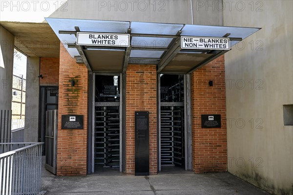 Entrance to the Apartheid Museum