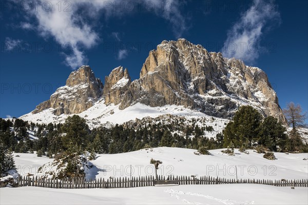 Snow-covered mountains