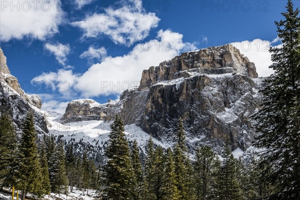 Snow-covered mountains