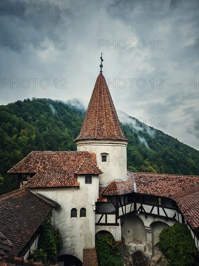 The medieval Bran fortress known as Dracula castle in Transylvania