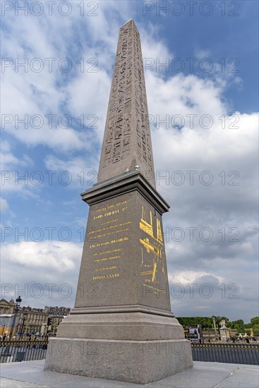 Obelisk of Luxor on the Place de la Concorde