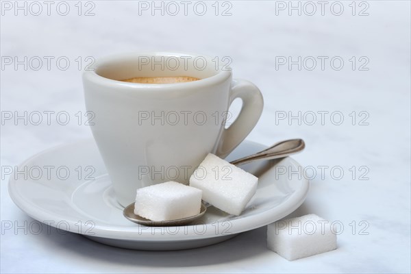 Espresso Cup with Sugar Cube