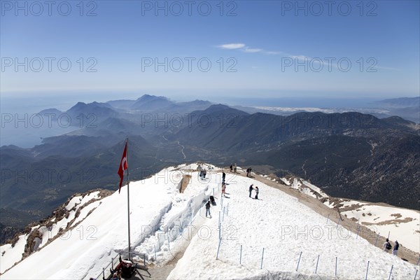 View from the snow-capped Tahtali