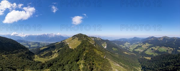 View from the Schmittenstein into the Salzach Valley and towards Krispl