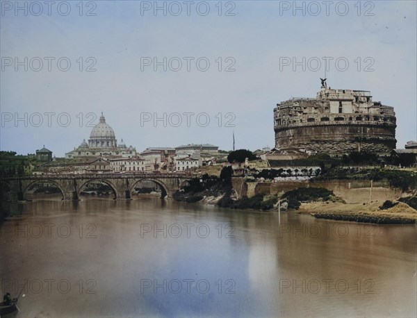 View of the Tiber with Castel Sant'Angelo
