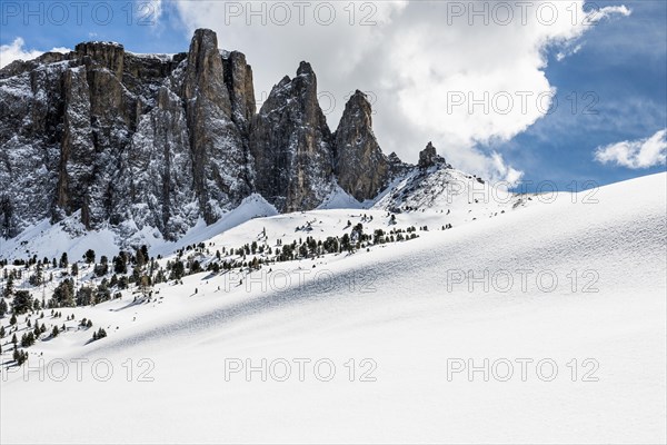 Snow-covered mountains