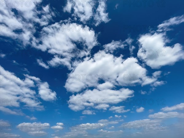 Blue sky with clouds Altocumulus