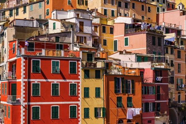 The village of Romaggiore in the Cinque terre