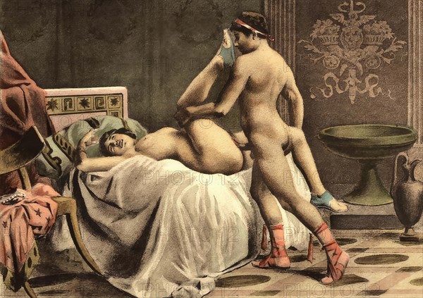 Man and woman having sex