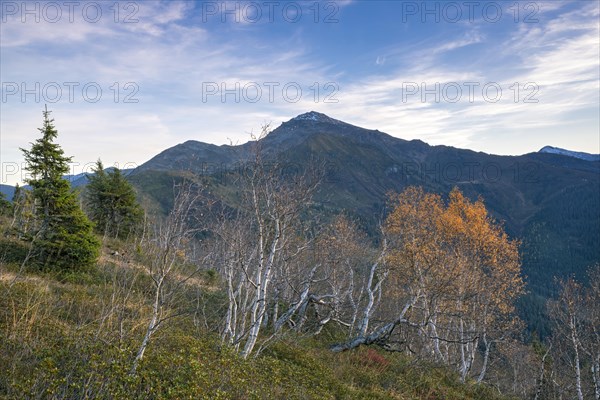 Mountain landscape in autumn