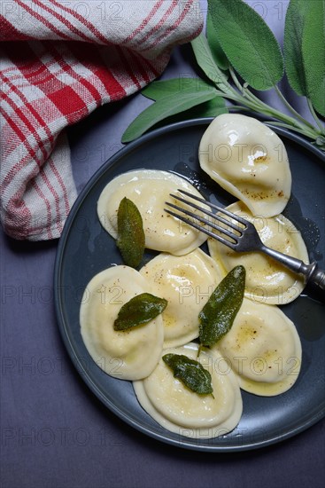 Tortellini with sage butter