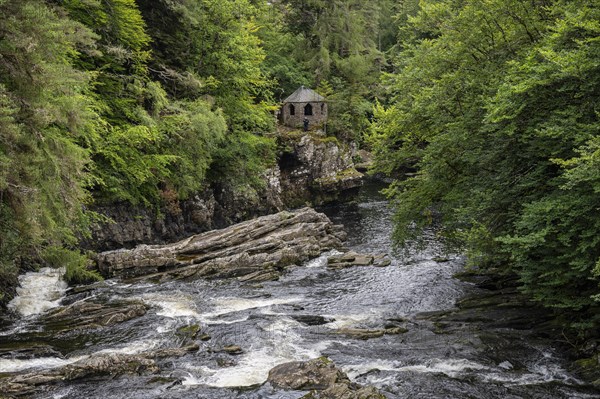 The Invermoriston Falls south of Loch Ness