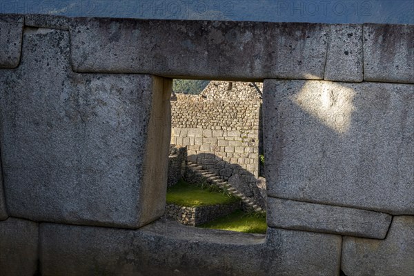 A view of Machu Picchu ruins