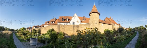 Part of the old town wall and towers