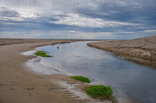 Henne A just in front of the mouth into the sea