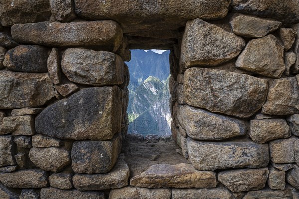 A view of Machu Picchu ruins