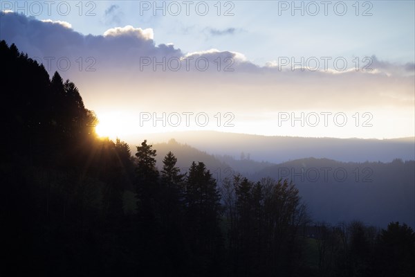 Sunset on a November evening