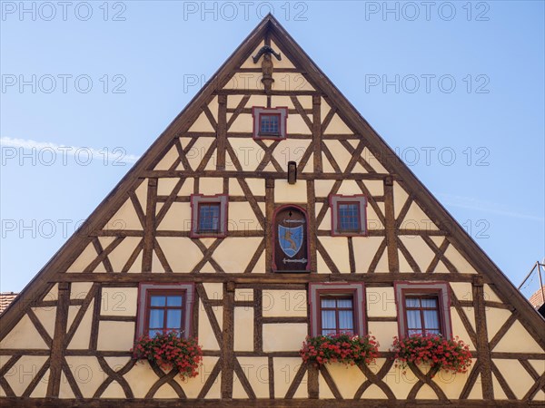 Gable of a half-timbered building