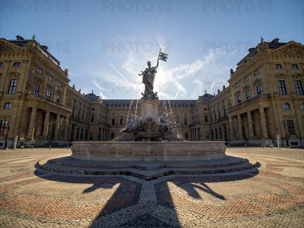 In front of the Wuerzburg Residenz