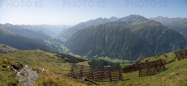 View from Mount Schareck into the Moelltal valley