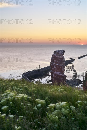 Lange Anna with cliffs on the high seas island of Helgoland