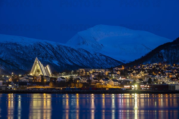 Ice Sea Cathedral at Blue Hour