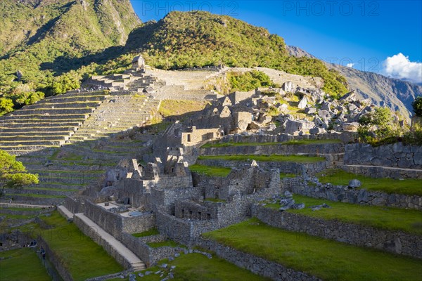 A view of Machu Picchu ruins