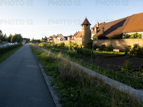 Part of the old town wall and towers