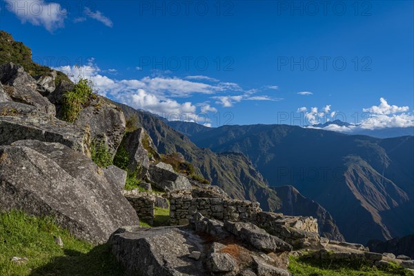 A view of Machu Picchu ruins