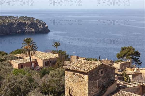 View of Lluc-Alcari on the north coast of Majorca