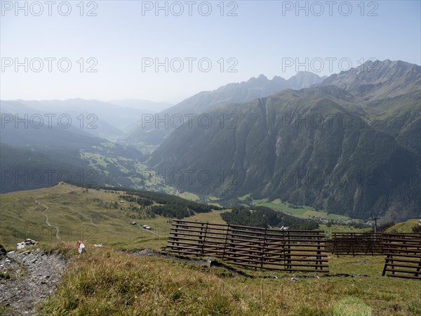 View from Mount Schareck into the Moelltal valley
