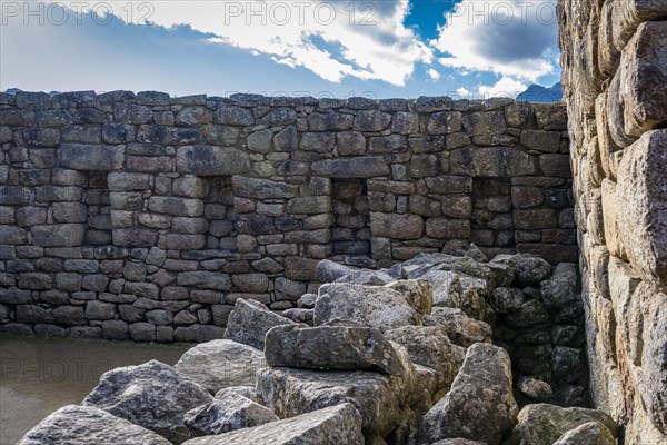 A view of Machu Picchu ruins