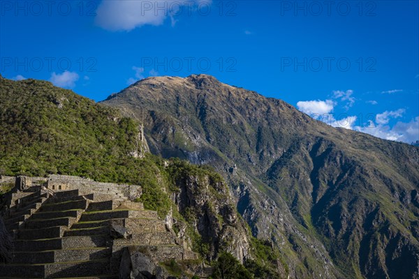 A view of Machu Picchu ruins