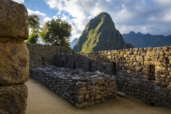 A view of Machu Picchu ruins